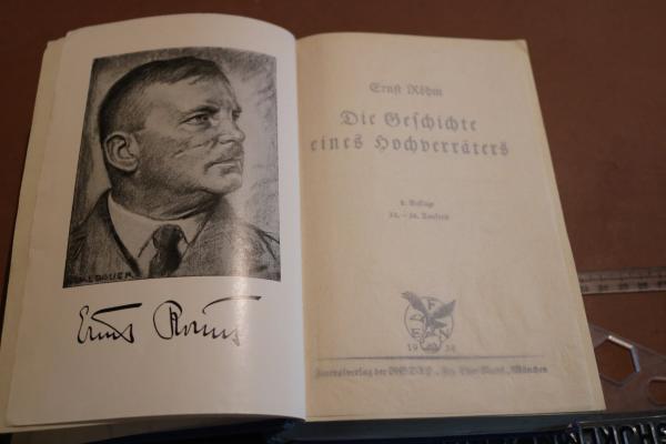 Buch  Die Geschichte eines Hochverräters von Ernst Röhm  1934